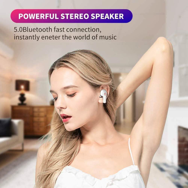 New Graffiti Wireless Earbuds Bluetooth 5.0 Earphones Headphones & Audio - DailySale