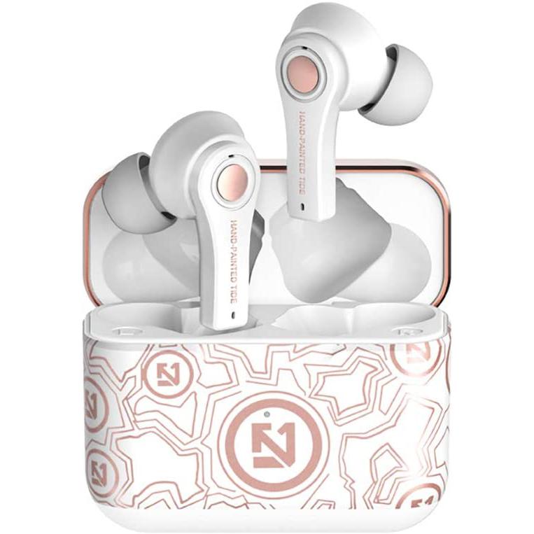 New Graffiti Wireless Earbuds Bluetooth 5.0 Earphones Headphones & Audio White - DailySale