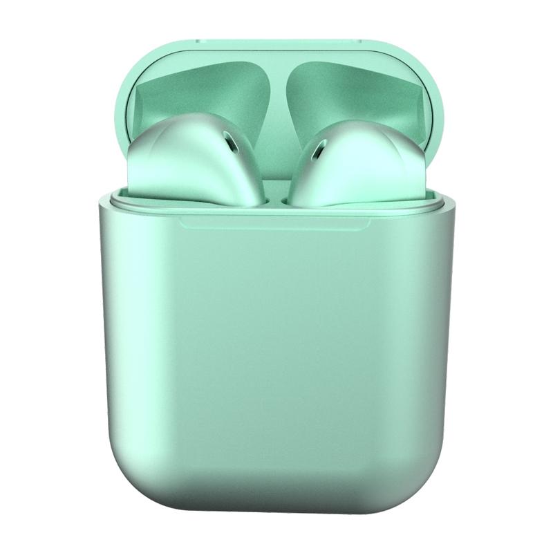 New Metal Inpods TWS Mini Wireless Bluetooth Earphones Headphones & Speakers Light Green - DailySale