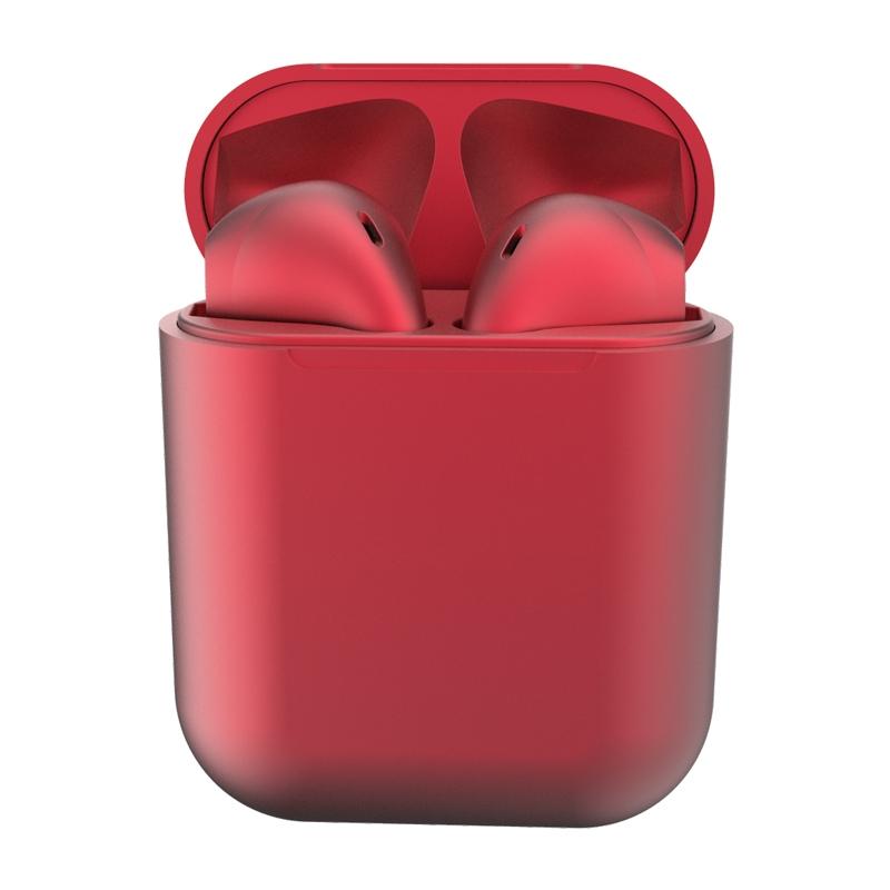 New Metal Inpods TWS Mini Wireless Bluetooth Earphones Headphones & Speakers Red - DailySale