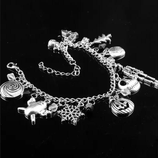 Nightmare Before Christmas Jack Skellington Sally Gothic Bracelet Bracelets - DailySale