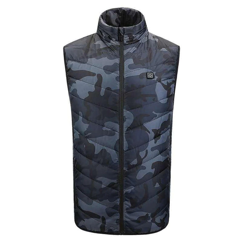 Nine Districts Intelligent Heating Vest Electric Heating Men's Outerwear Camo S - DailySale