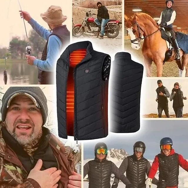 Nine Districts Intelligent Heating Vest Electric Heating Men's Outerwear - DailySale