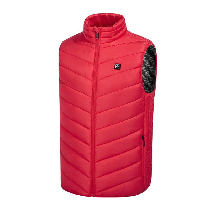 Nine Districts Intelligent Heating Vest Electric Heating Men's Outerwear Red S - DailySale