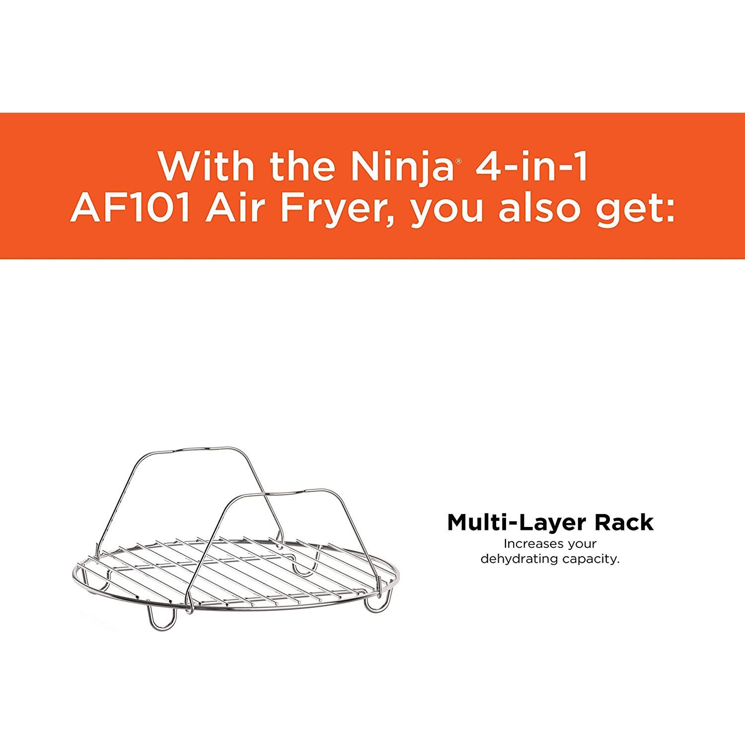 Ninja 4-Quart Air Fryer, AF100 (Refurbished)