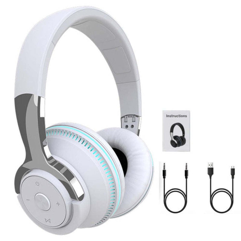 Ninja Dragon Wireless Light Changing Bluetooth Gaming Headset Headphones & Audio White - DailySale