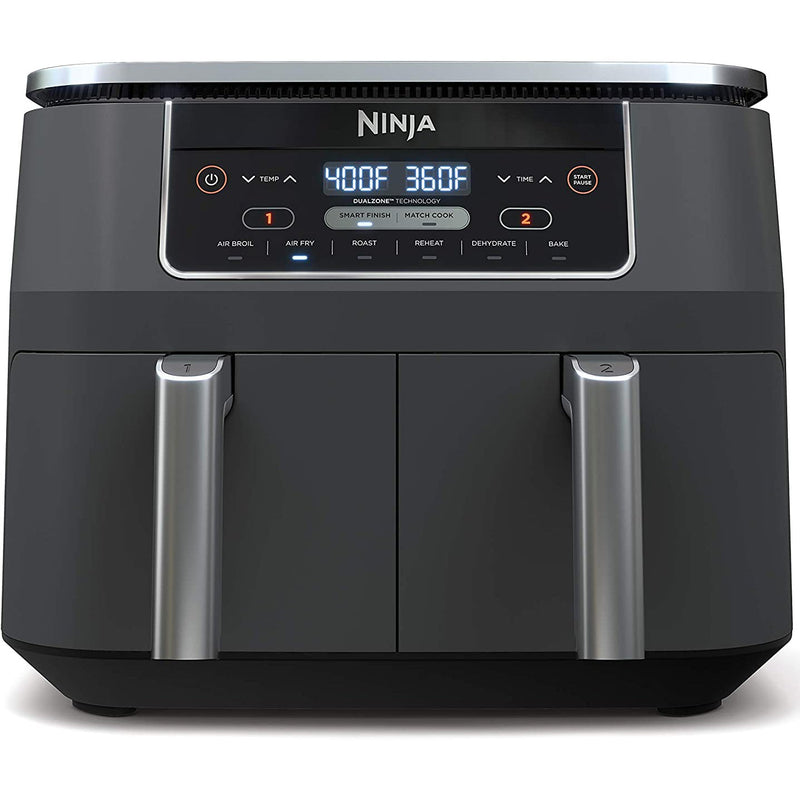 Ninja DZ201 Foodi 8 Quart 6-in-1 DualZone 2-Basket Air Fryer Kitchen Appliances - DailySale