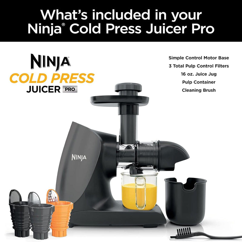 Ninja JC101 Cold Press Pro Juicer 1st Generation Graphite (Refurbished) Kitchen Appliances - DailySale