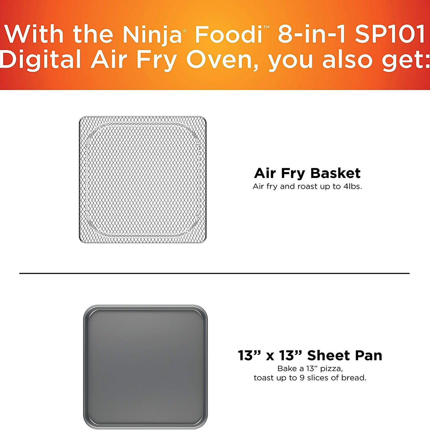 Ninja SP100 Foodi™ Digital Air Fry Oven Kitchen & Dining - DailySale