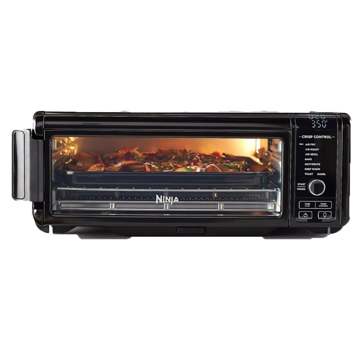 Restored Ninja SP101 Foodi 8-in-1 Digital Air Fry, Large Toaster Oven, Flip-Away  for Storage, Dehydrate, Keep Warm, 1800 Watts, XL Capacity, (Stainless  Steel) (Refurbished) 