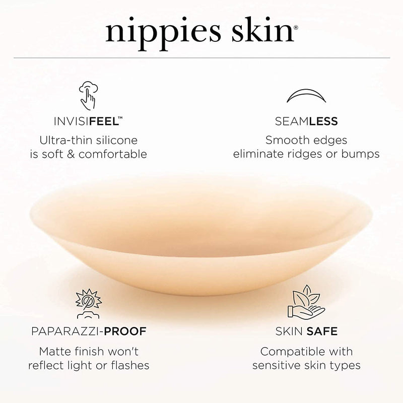 Nipple Covers Adhesive Silicone Pasties with Travel Box Women's Swimwear & Lingerie - DailySale