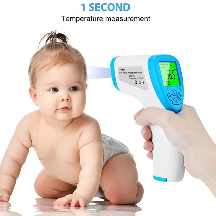 No-Contact Infrared Forehead LCD Thermometer BZ-R6 Face Masks & PPE - DailySale