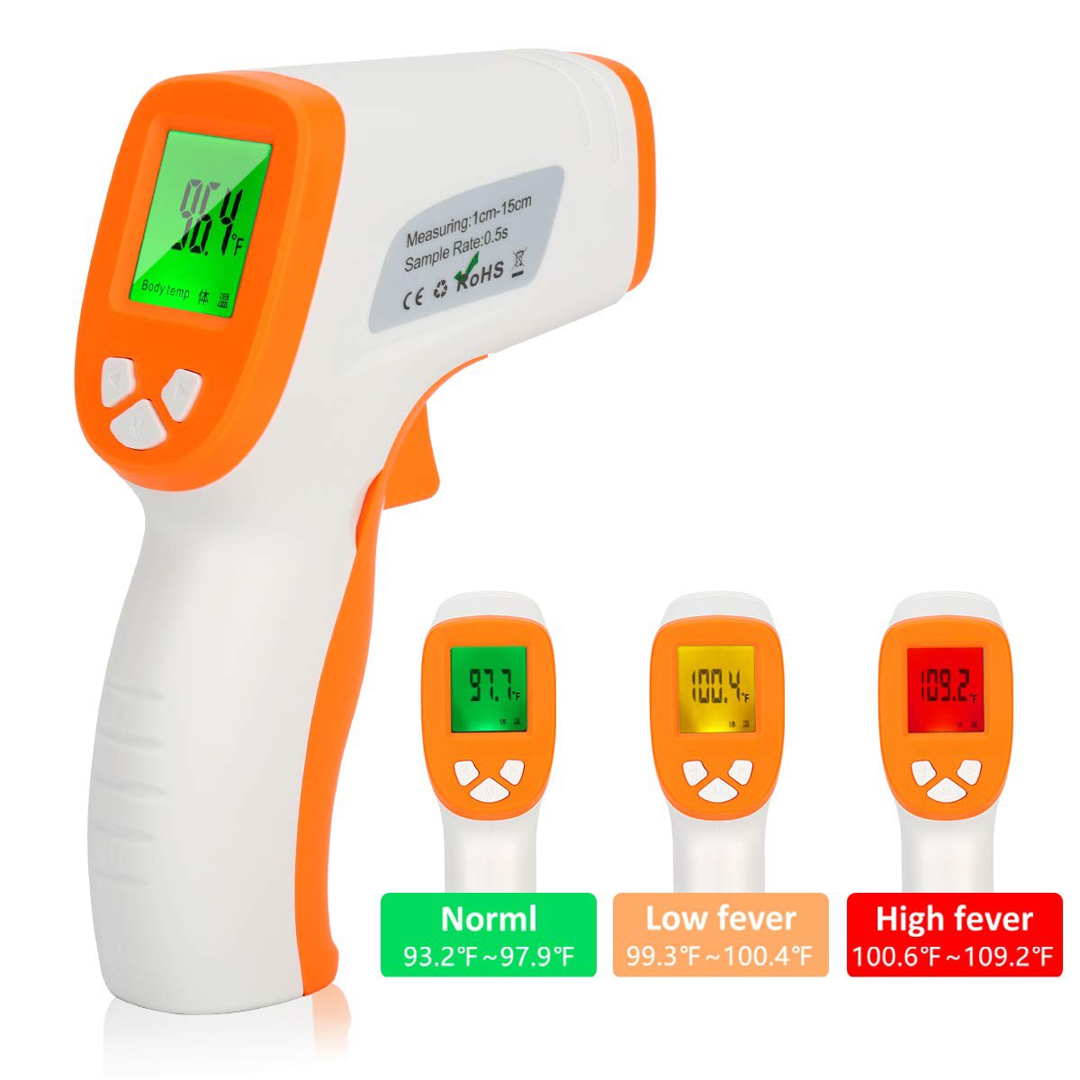 Non-Contact Digital Infrared Thermometer D-380 Wellness & Fitness - DailySale