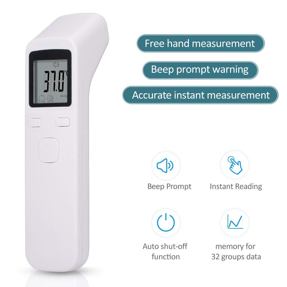 Non-Contact Infrared Digital Scanner Device Advanced Temperature Measurement ALK116 Face Masks & PPE - DailySale