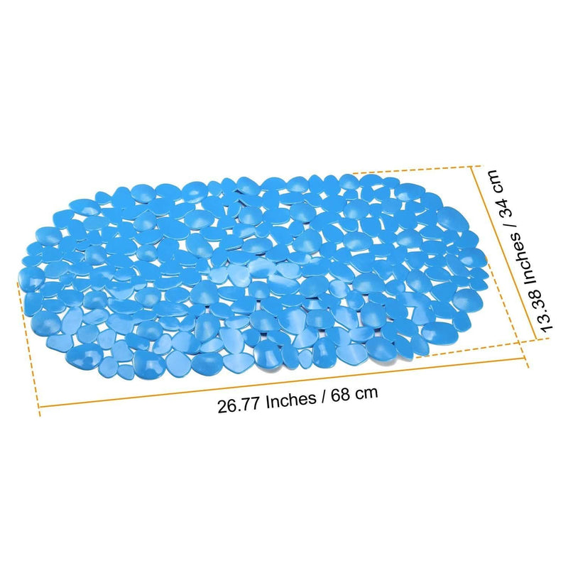 Non-Slip Massage Pebble Bath Mat Bath - DailySale
