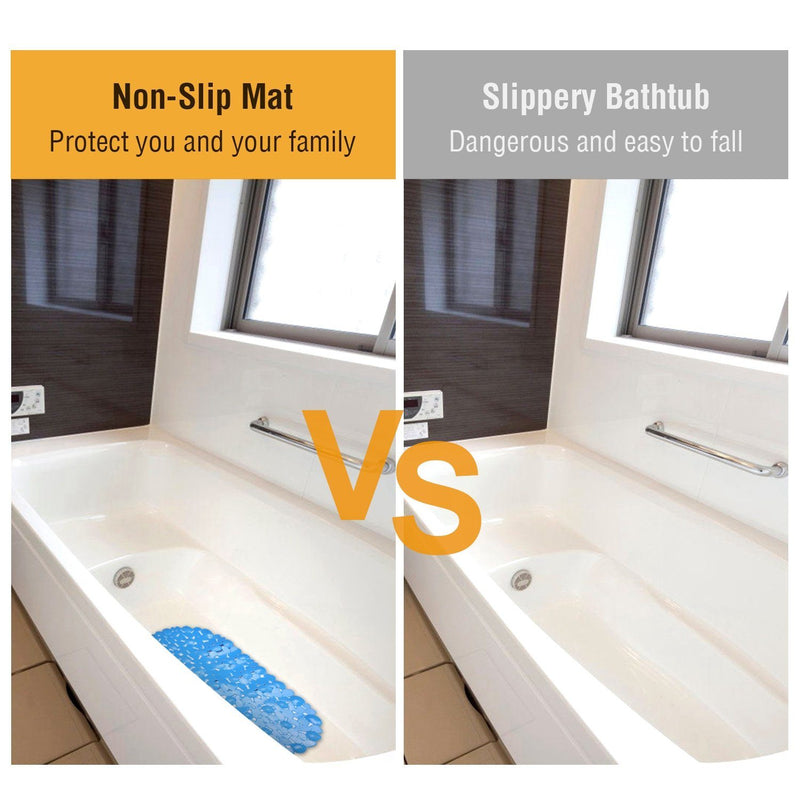 Non-Slip Massage Pebble Bath Mat Bath - DailySale