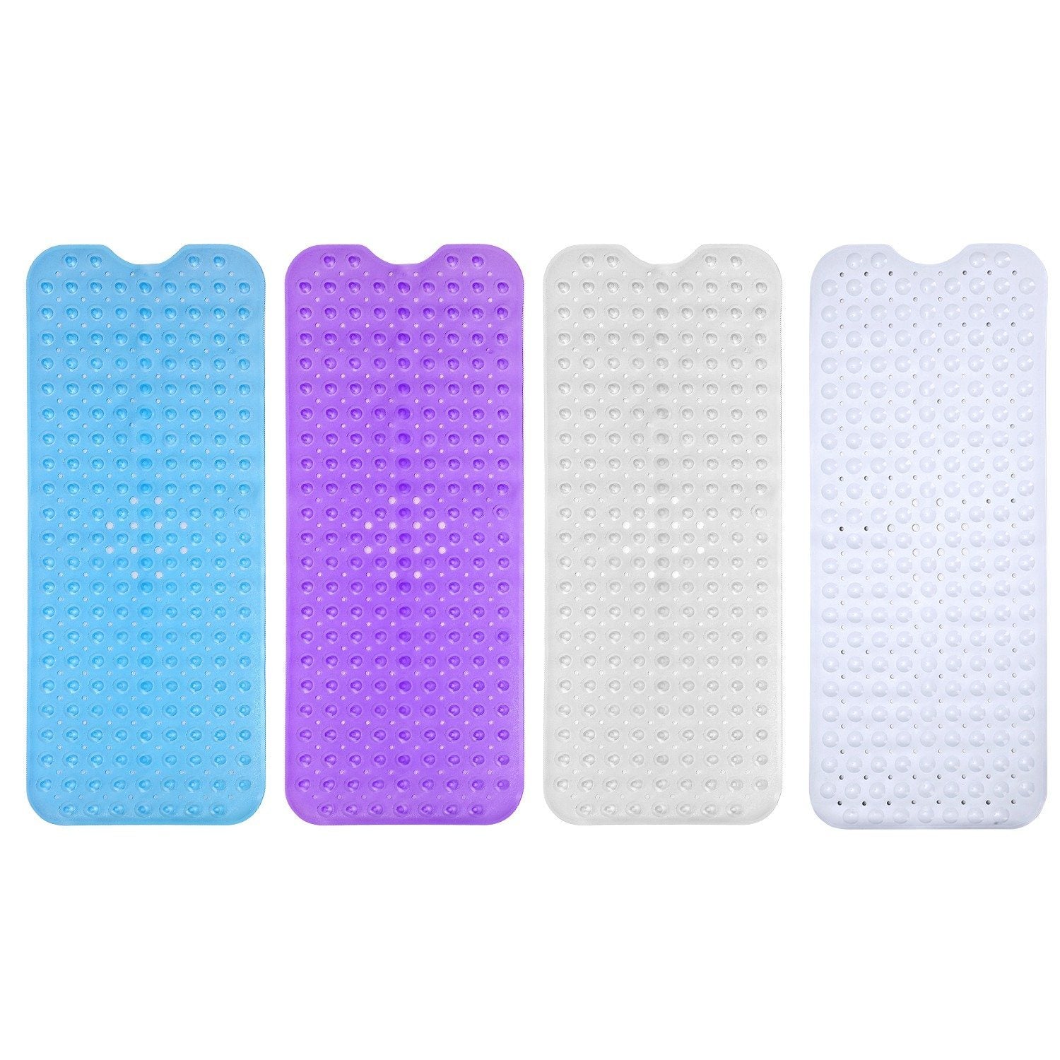 Non Slip Shower Mat Massage Anti-Bacterial with Suction Cups Bath - DailySale