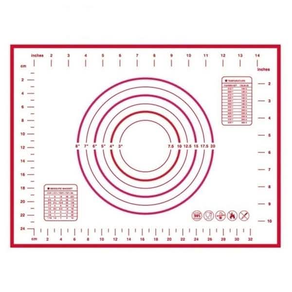 Non-Slip Silicone Pastry Mat Kitchen & Dining L - DailySale