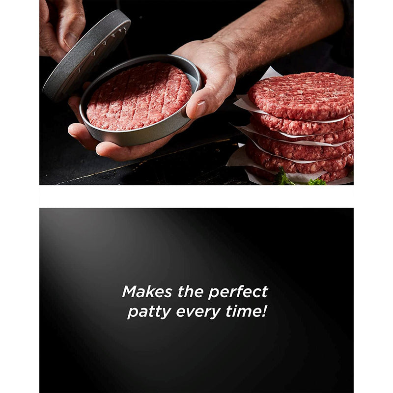 Non-Stick Aluminum Hamburger Press Patty Maker BBQ Burger Mold “Dad Grill Boss” Kitchen Tools & Gadgets - DailySale