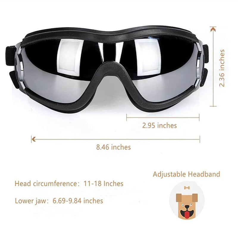 NVTED Dog Sunglasses with Adjustable Strap for Medium or Large Dog Pet Supplies - DailySale