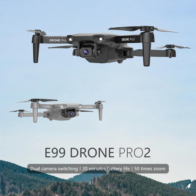 NYR E99 Pro2 RC Mini Drone 4K 1080P 720P Dual Camera WIFI FPV Aerial Photography Helicopter Foldable Quadcopter Drone Cameras & Drones - DailySale