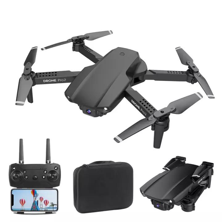NYR E99 Pro2 RC Mini Drone 4K 1080P 720P Dual Camera WIFI FPV Aerial Photography Helicopter Foldable Quadcopter Drone Cameras & Drones Single Camera Black - DailySale