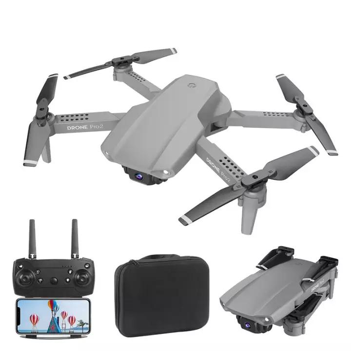 NYR E99 Pro2 RC Mini Drone 4K 1080P 720P Dual Camera WIFI FPV Aerial Photography Helicopter Foldable Quadcopter Drone Cameras & Drones Single Camera Gray - DailySale