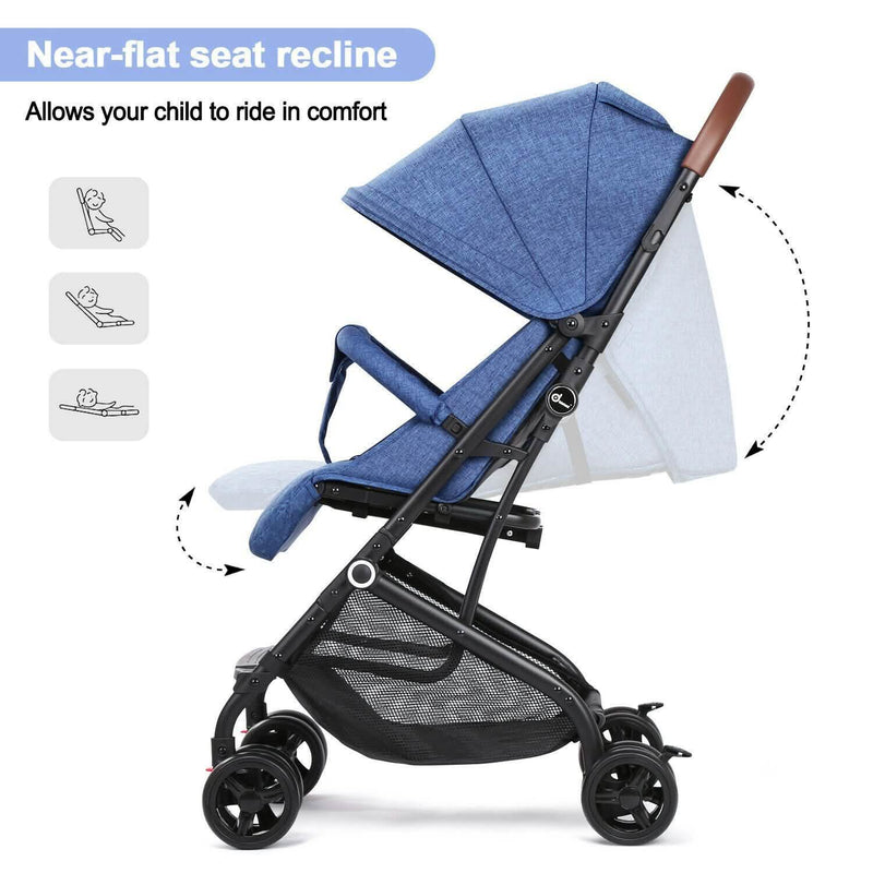 Odoland Baby Infant Foldable Umbrella Stroller Lightweight Travel Carriage Pushchair Baby - DailySale