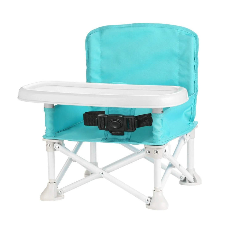 ODOLAND Folding Portable Travel High Chairs Booster Seat with Tray for Baby Infant Baby - DailySale