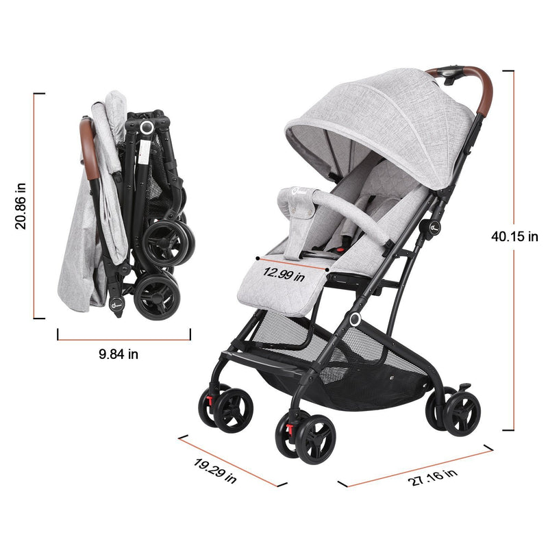 Odoland Lightweight Foldable Cynebaby Strollers for Infant Baby - DailySale
