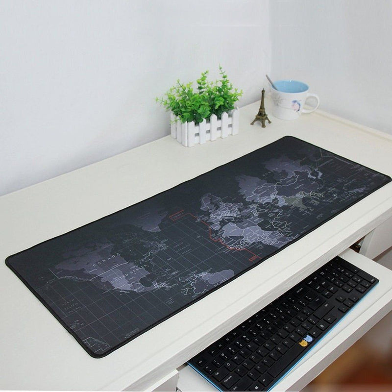 Old World Map Full Desk Coverage Gaming and Office Mousepad Tablets & Computers - DailySale