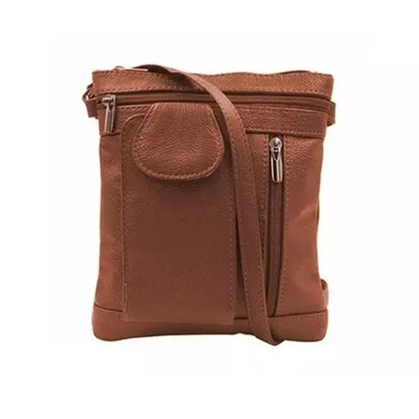 On-The-Go Soft Leather Crossbody Bag Bags & Travel Medium Brown - DailySale