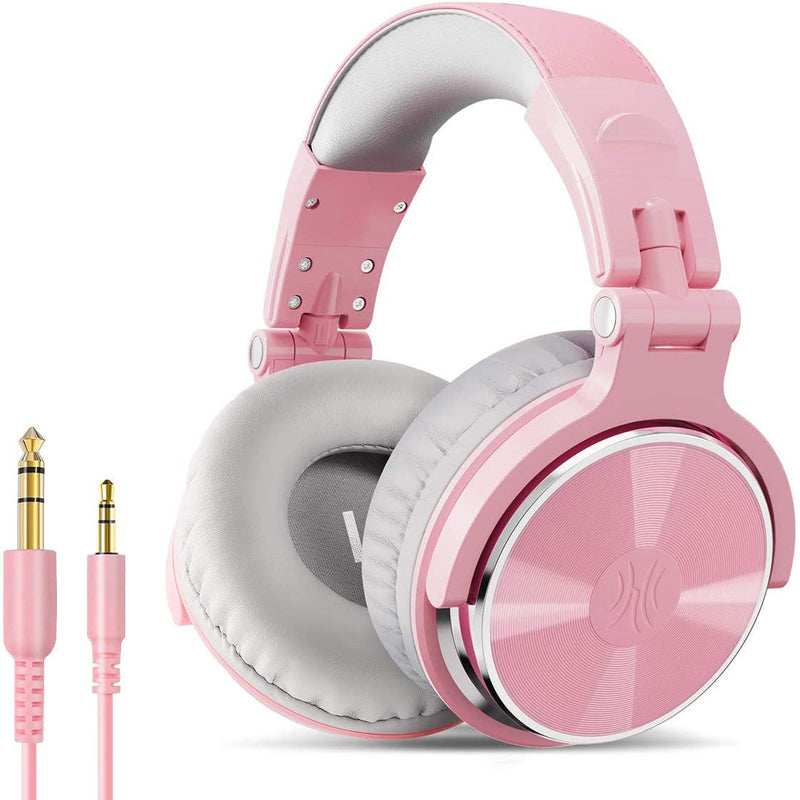 OneOdio Wired Over Ear Headphones Studio Monitor & Mixing DJ Stereo Headsets Headphones & Audio Pink - DailySale