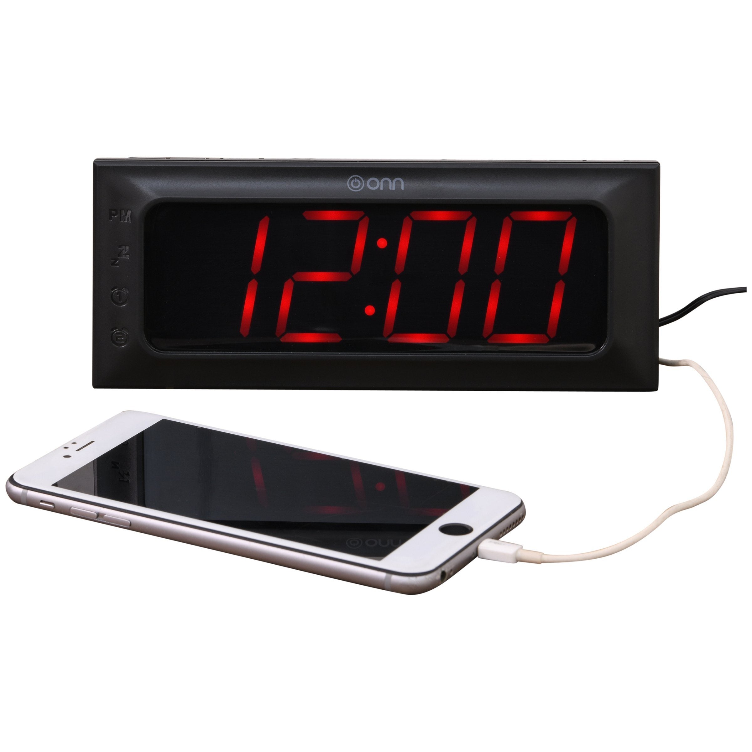 Onn ONA15AV101 - Digital Alarm Clock Radio with Snooze and Sleep Function Household Appliances - DailySale