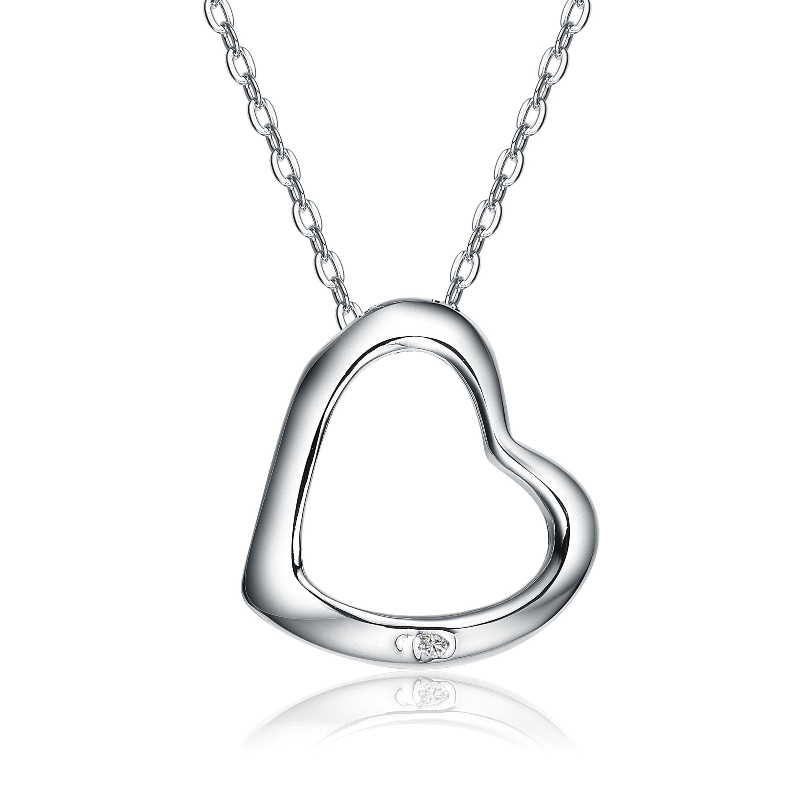 Open Heart Pendant Necklaces - DailySale