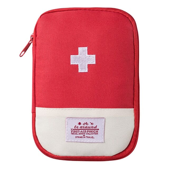 ortable Medicine Storage Bag Camping Emergency First Aid Kit Organizer Bags & Travel Red S - DailySale