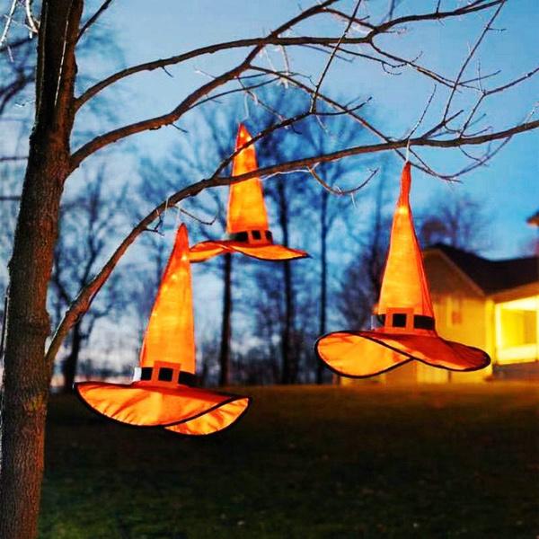 Outdoor Halloween Decoration Glowing Hats Holiday Decor & Apparel - DailySale