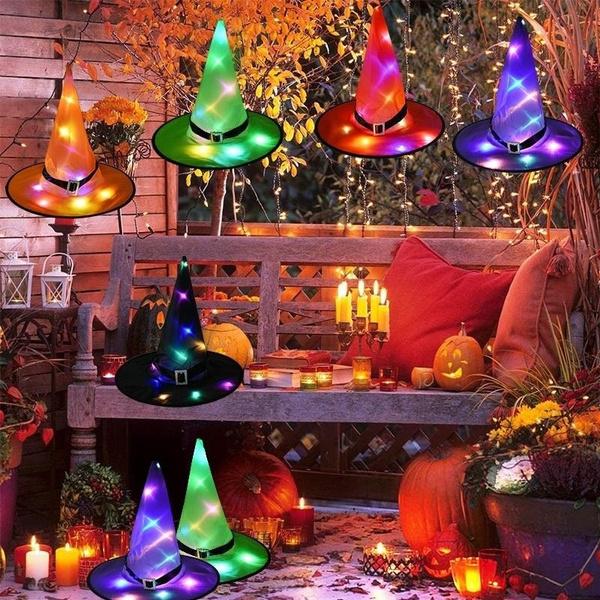 Outdoor Halloween Decoration Glowing Hats Holiday Decor & Apparel - DailySale