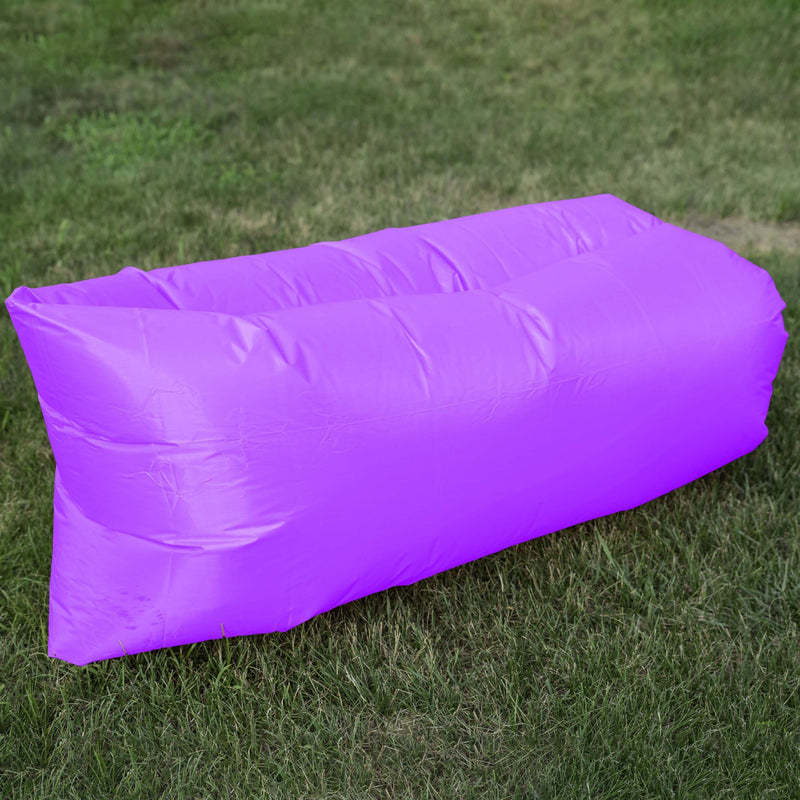 Outdoor Inflatable Lounger Sports & Outdoors Purple - DailySale