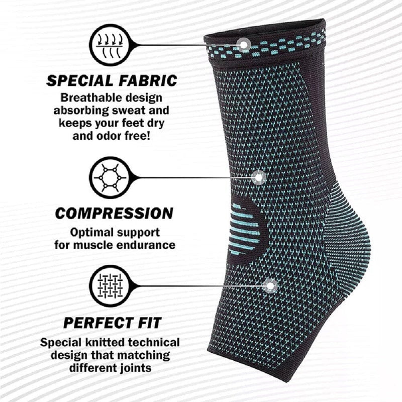 Outdoor Nation Ankle Brace Compression Sleeve Wellness - DailySale