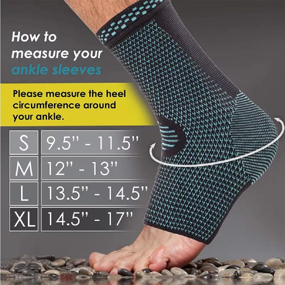 Outdoor Nation Ankle Brace Compression Sleeve Wellness - DailySale