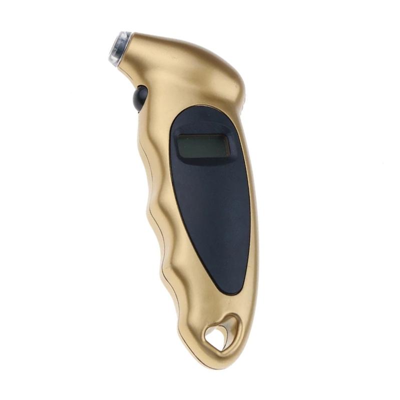 Outdoor Nation, High-Precision Digital Tire Pressure Gauge Auto Accessories Gold - DailySale