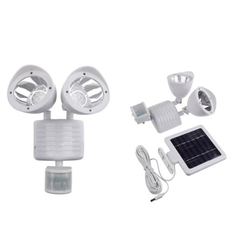 Outdoor Nation Solar Powered 22-LED Security Floodlight Home Lighting White - DailySale