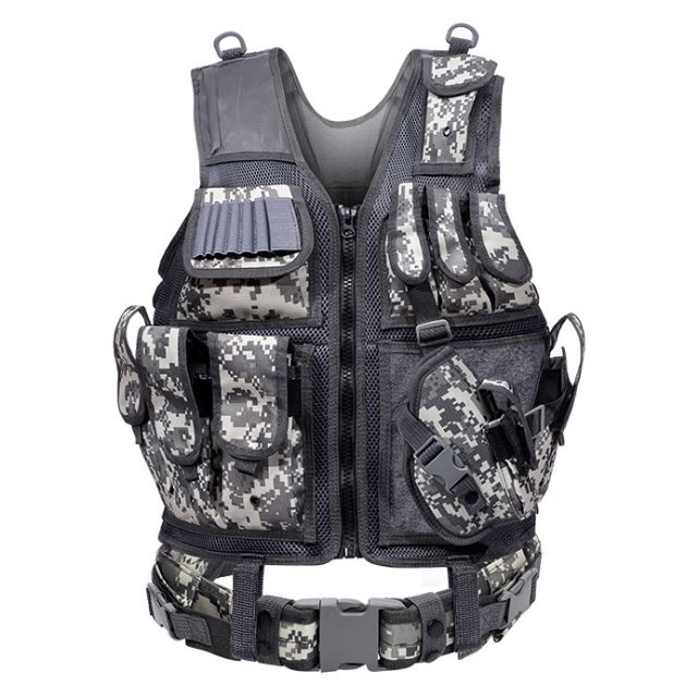 Outdoor Nation Universal Design Tactical Vest Sports & Outdoors ACU Camouflage - DailySale