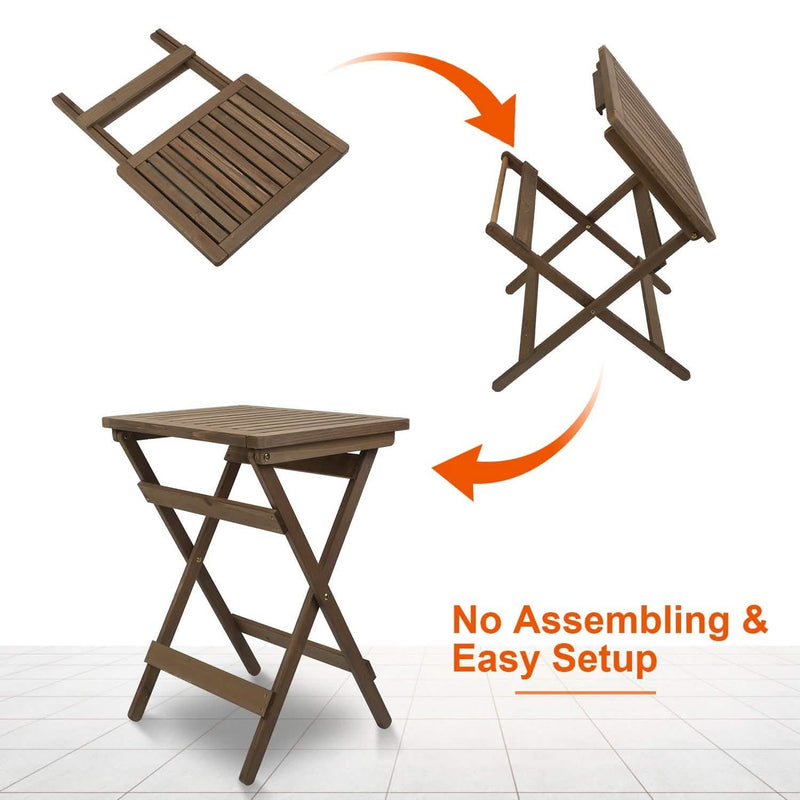 Outdoor Side Table Portable Folding Table Furniture & Decor - DailySale