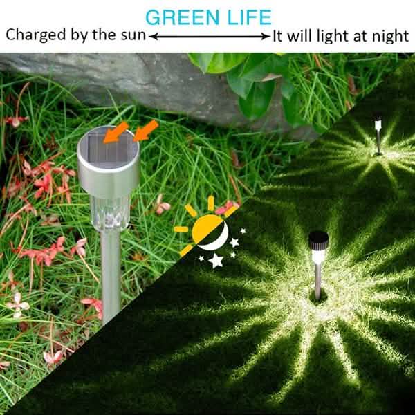 Outdoor Solar LED Solar Lights and Garden LED Lamps Outdoor Lighting - DailySale