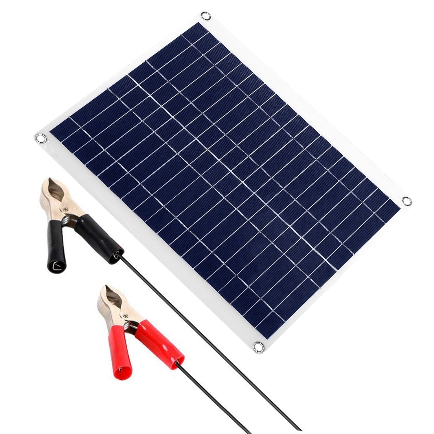 Outdoor Solar Panel 12V 25W Car Battery Charger Automotive - DailySale