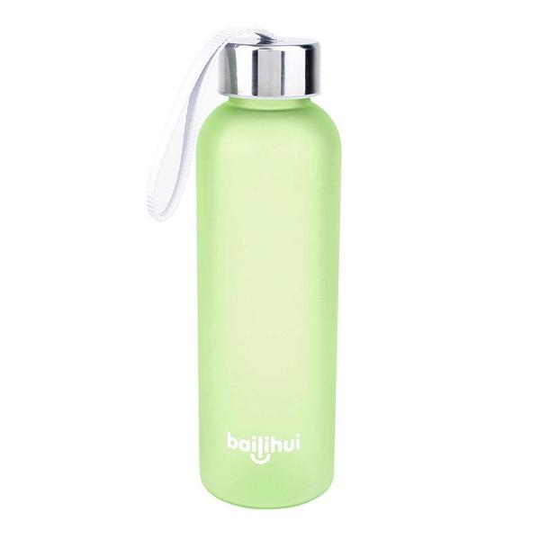 Outdoor Sports Portable Frosted Water Bottle Sports & Outdoors Green - DailySale