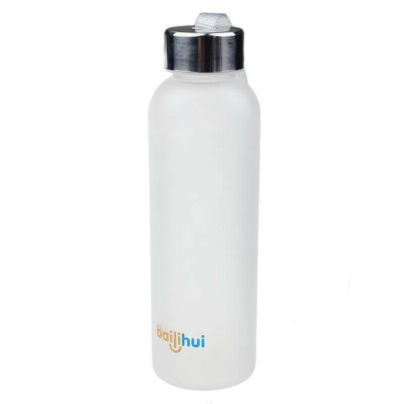 Outdoor Sports Portable Frosted Water Bottle Sports & Outdoors White - DailySale