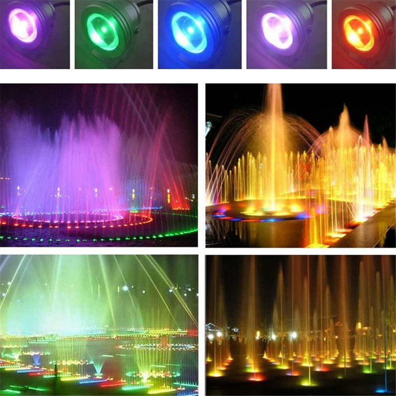 Outdoor Submersible Lights Remote-Controlled RGB 12 V LED Beads Outdoor Lighting - DailySale